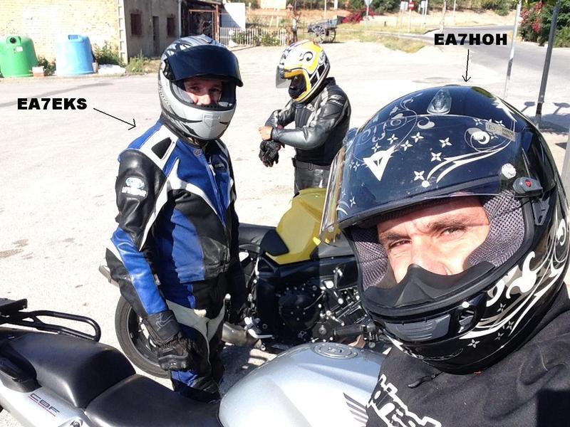 Salida en moto con una Suzuki Bandit 650 en 2014