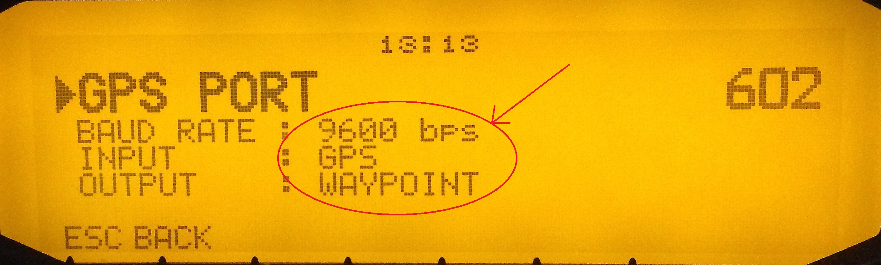 TM-D710 menú 602 para W2APRS.