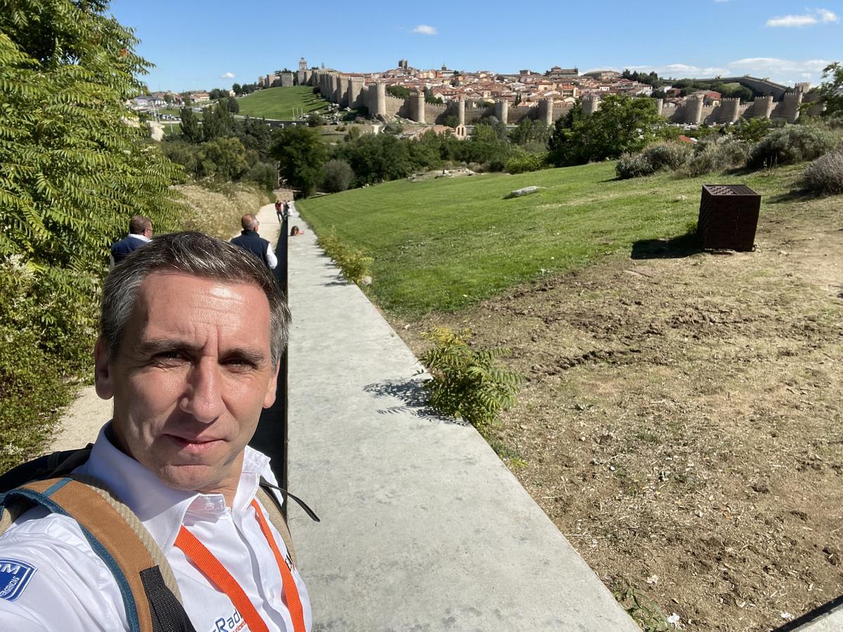 EA7HOH durante su visita a Ávila con motivo de IberRadio 2021
